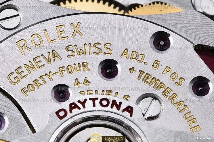 0113 Compact ROLDYT0441B – Daytona 116520 904L SS SS Blk Stk QF SH 955